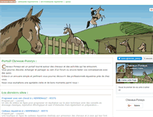 Tablet Screenshot of chevaux-poneys.fr
