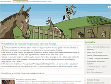 Tablet Screenshot of annuaire.chevaux-poneys.fr